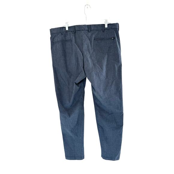 Nordstrom Men's Basic Blue Gray Tech Smart Slim Fit Dress Pants Size 40 x 32 - Picture 9 of 12